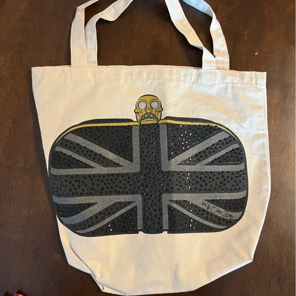 My Other Bag Canvas Tote Elizabeth Designer Handbag Junkie Goes Environmentally - Picture 2 of 9